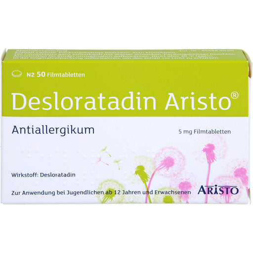 Desloratadin Aristo 5 mg Filmtabletten bei Allergien, 50 St. Tabletten