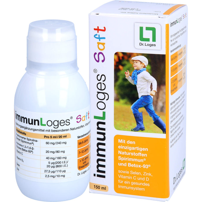 immunLoges Saft für ein gesundes Immunsystem, 150 ml 