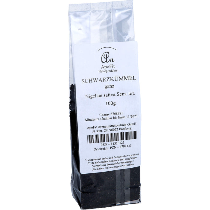 ApoFit Schwarzkümmel ganz, 100 g Semences