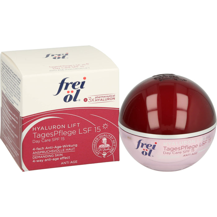Frei öl Anti Age Hyaluron Lift Tagespflege LSF 15, 50 ml Crème