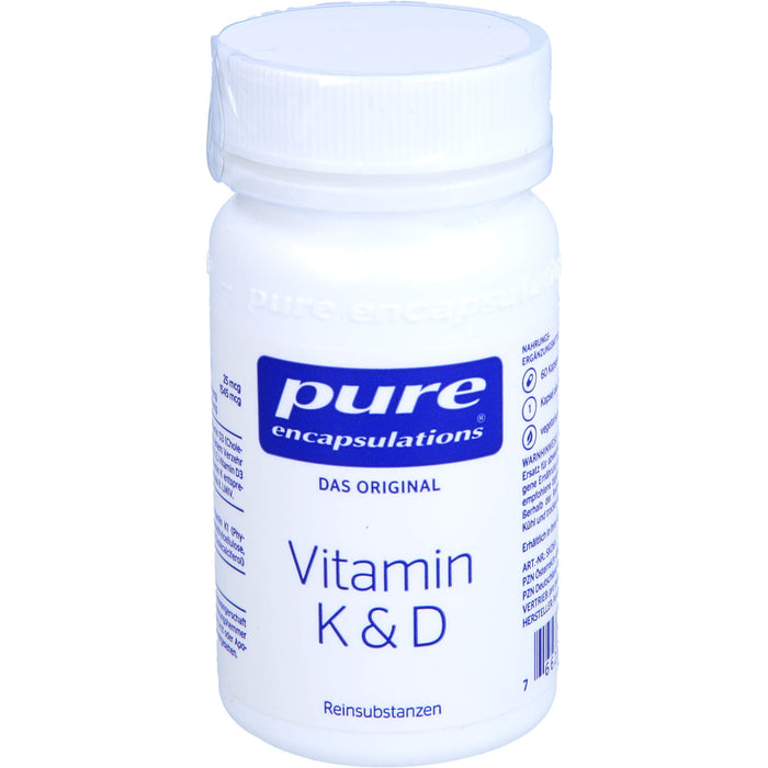 Pure Encapsulations Vitamin K & D Kapseln, 60 St. Kapseln