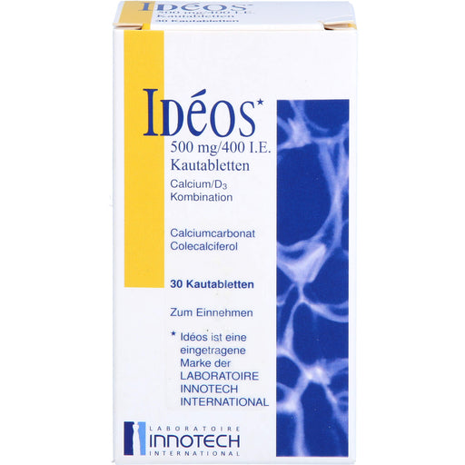 Ideos 500 mg / 400 I.E. kohlpharma Kautabletten, 30 St. Tabletten