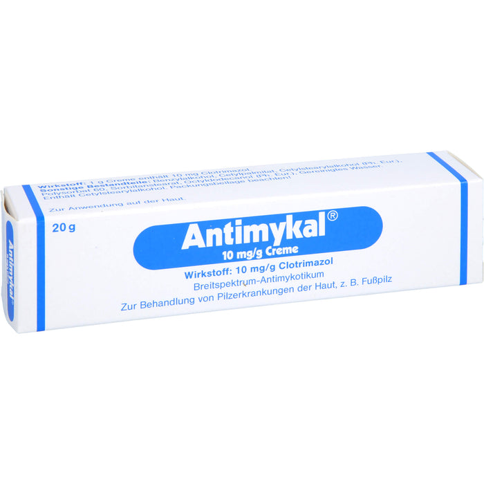 Antimykal 10 mg / g Creme zur Bekämpfung von Fußpilz, 20 g Crème