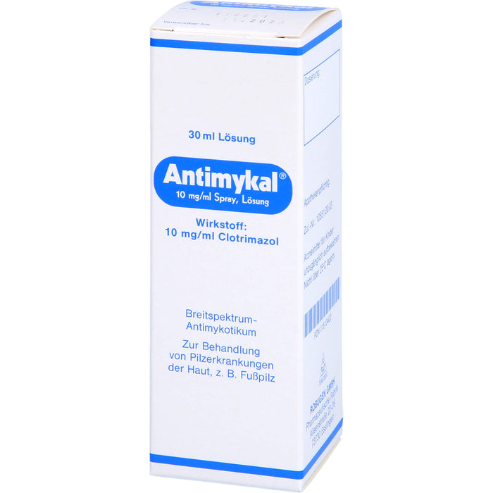 Antimykal 10 mg / ml Spray bei Fußpilz, 30 ml Solution
