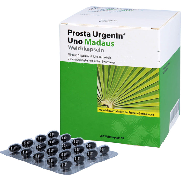 Madaus Prosta Urgenin Uno 320 mg Weichkapseln bei Prostata Erkrankungen, 200 St. Kapseln