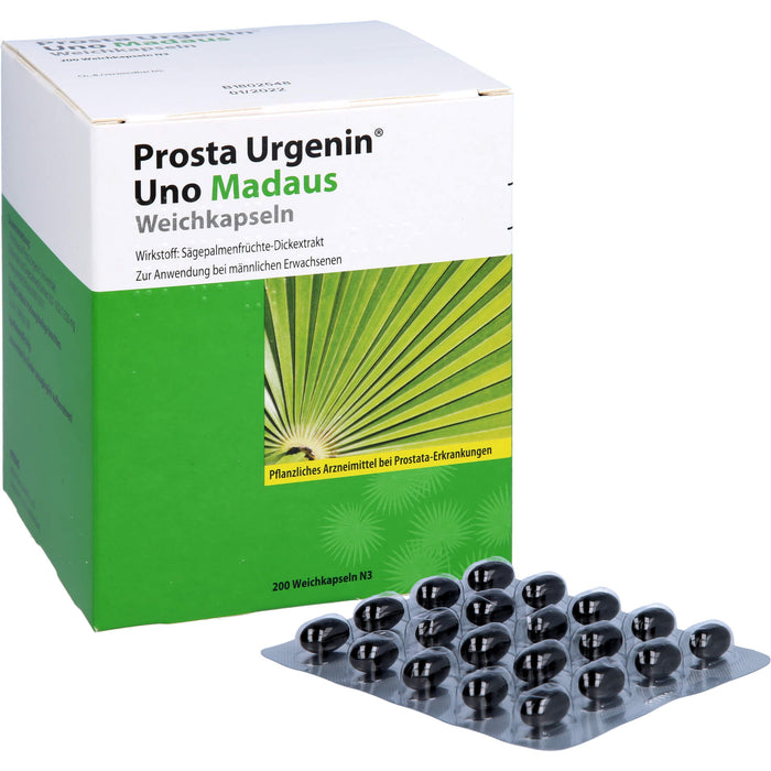 Madaus Prosta Urgenin Uno 320 mg Weichkapseln bei Prostata Erkrankungen, 200 St. Kapseln