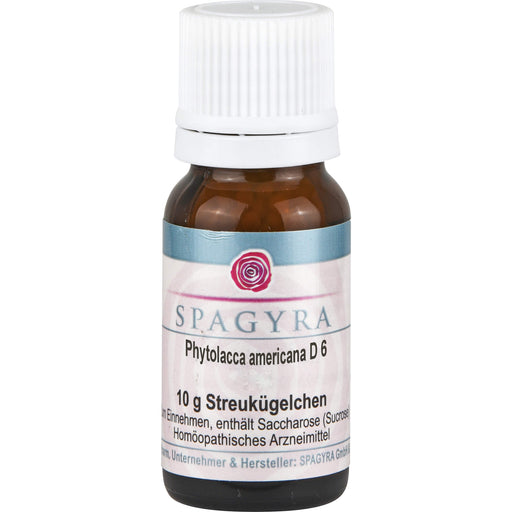 SPAGYRA Phytolacca americana D 6 Globuli, 10 g Globuli