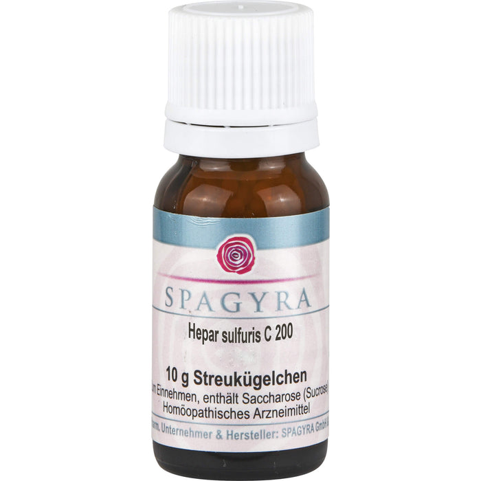 Hepar sulfuris C200 Spagyra Globuli, 10 g GLO