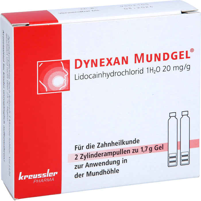 DYNEXAN Mundgel 2%, 3.4 g Gel