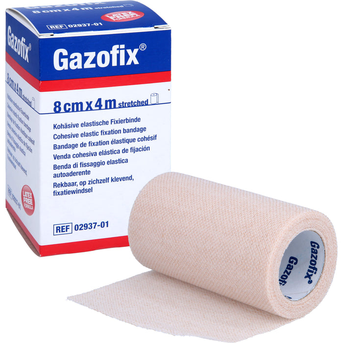 Gazofix kohäsive Fixierbinde 4m x 8cm, 1 pcs. Bandage