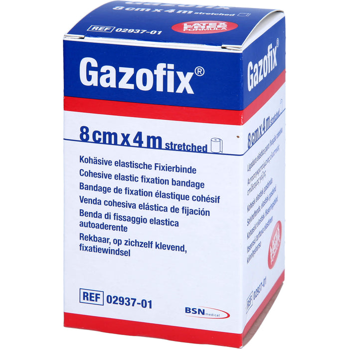 Gazofix kohäsive Fixierbinde 4m x 8cm, 1 pcs. Bandage