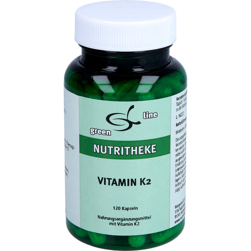 Green Line Nutritheke Vitamin K2 Kapseln, 120 St. Kapseln