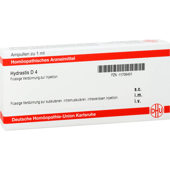 DHU Hydrastis D4 Ampullen, 8 pcs. Ampoules