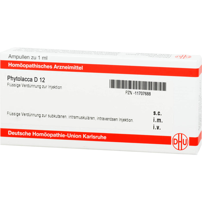 DHU Phytolacca D12 Ampullen, 8 pcs. Ampoules