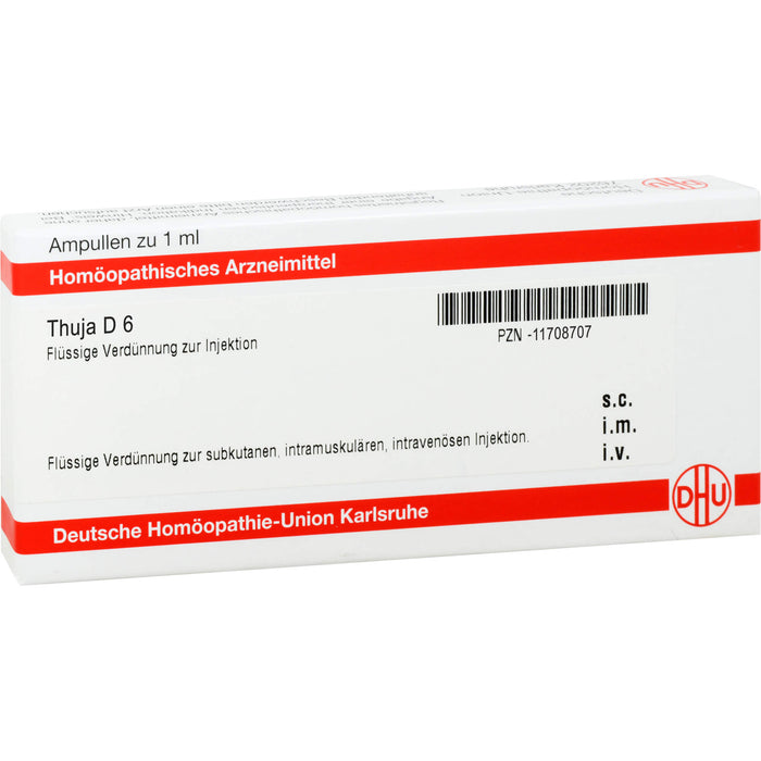 DHU Thuja D6 Ampullen, 8 pcs. Ampoules
