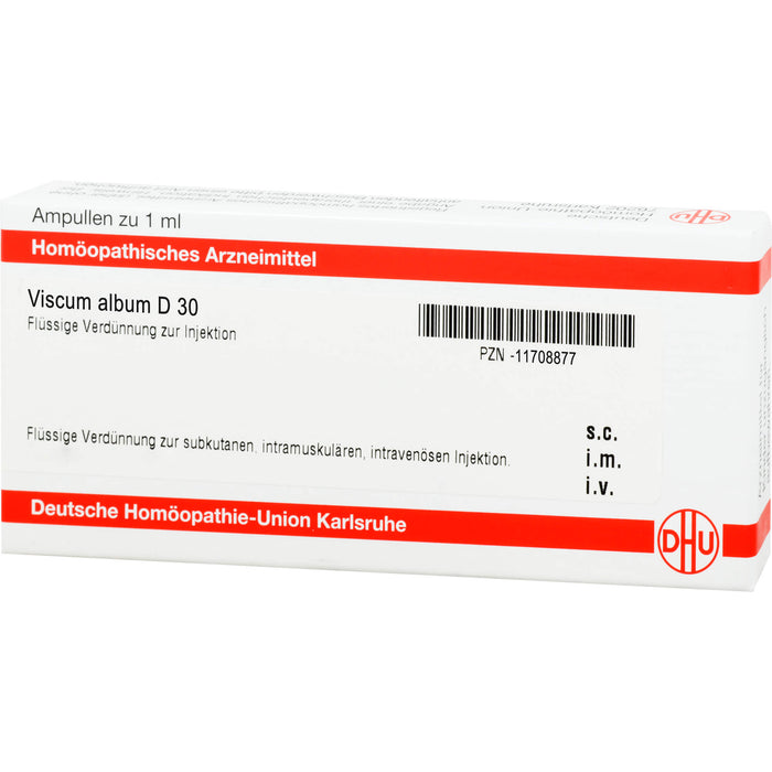 Viscum album D30 DHU Ampullen, 8 pc Ampoules