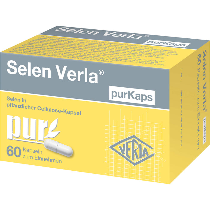 VERLA Selen purKaps Kapseln, 60 St. Kapseln