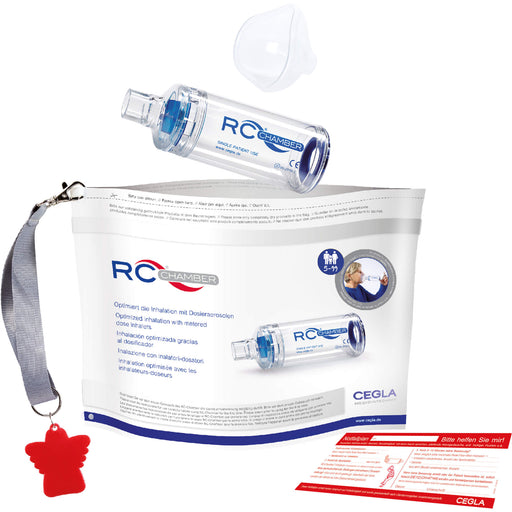 CEGLA RC-Chamber ab 5 Jahren mit Maske, 1 St. Inhalierhilfe