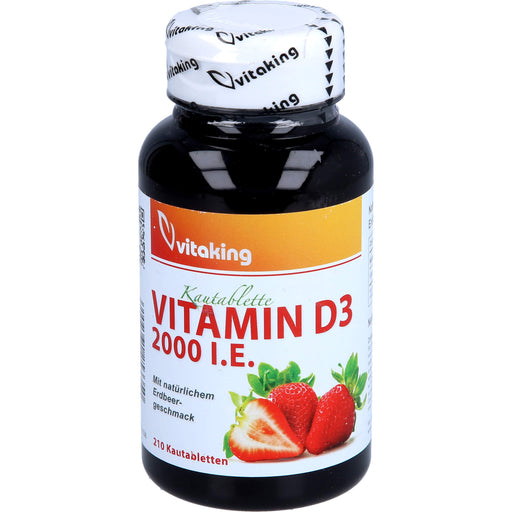 Vitaking Vitamin D3 2.000 I.E. Kautabletten, 90 St. Kautabletten
