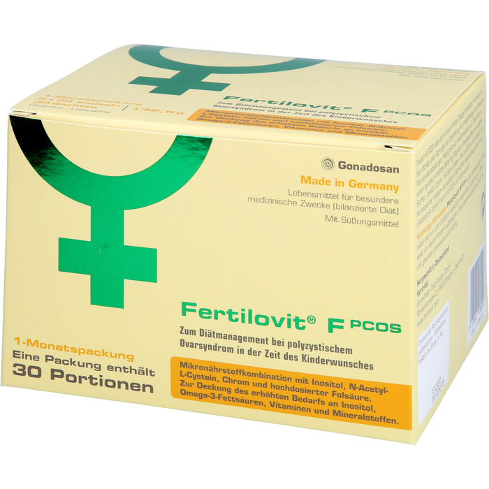 Fertilovit F PCOS 60 Kapseln + 30 Pulver-Sticks, 30 pc Paquet