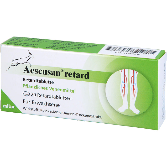 Aescusan® retard, Retardtabletten, 20 St RET