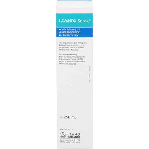 LAVANOX Wundspüllösung zur Reinigung und Infektionsprophylaxe bei Wunden, 250 ml Lösung