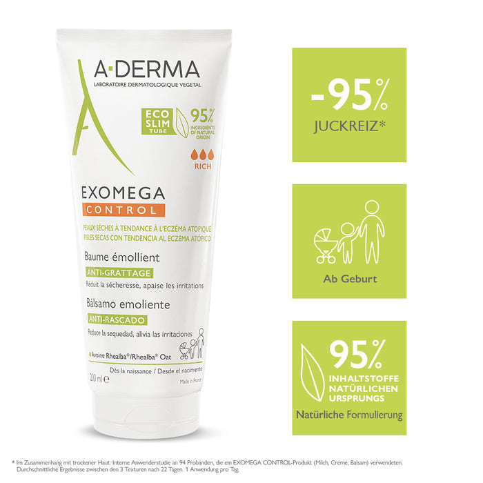 A-DERMA EXOMEGA Control Balsam, 200 ml Balm
