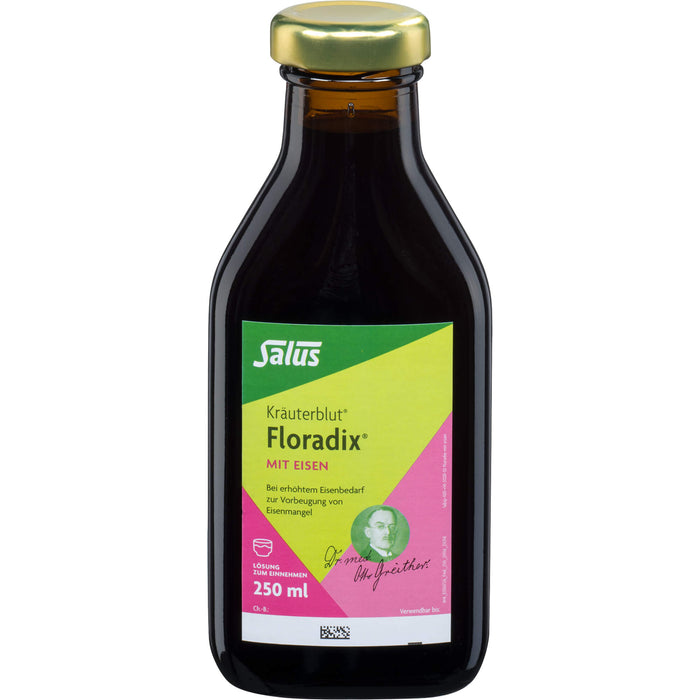 Floradix mit Eisen Lösung, 250 ml Solution