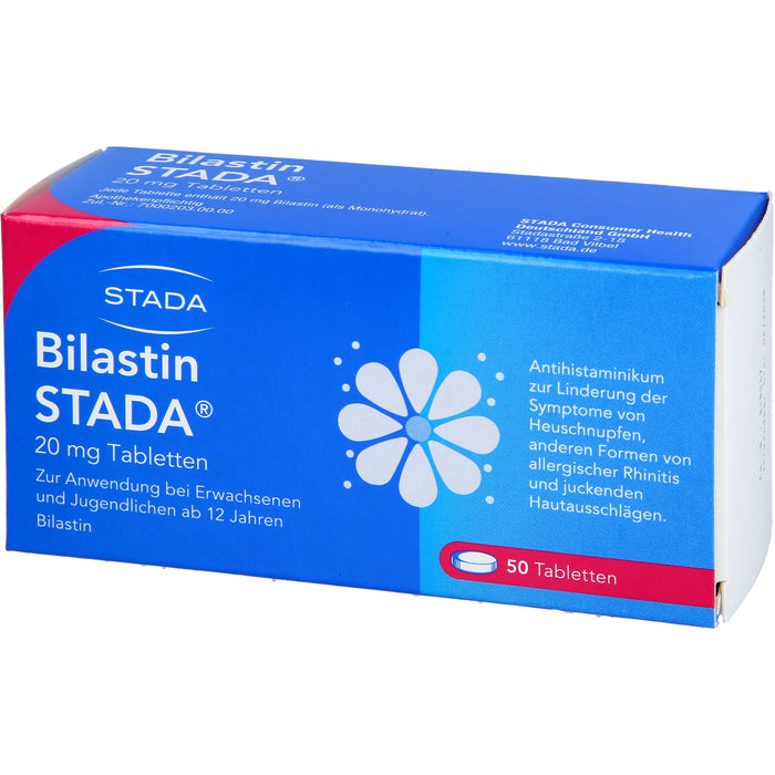STADA Bilastin 20 mg Tabletten, 50 pcs. Tablets
