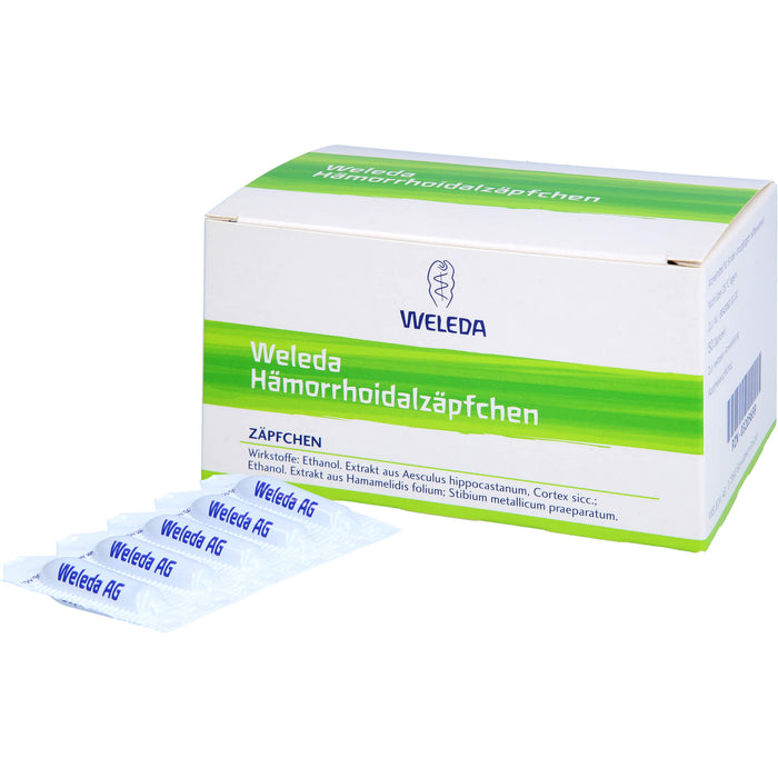 WELEDA Hämorrhoidalzäpfchen, 50 pcs. Suppositories