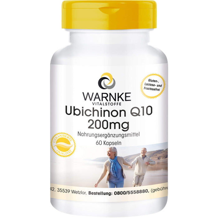 WARNKE Ubichinon Q10 200 mg Kapseln, 60 St. Kapseln