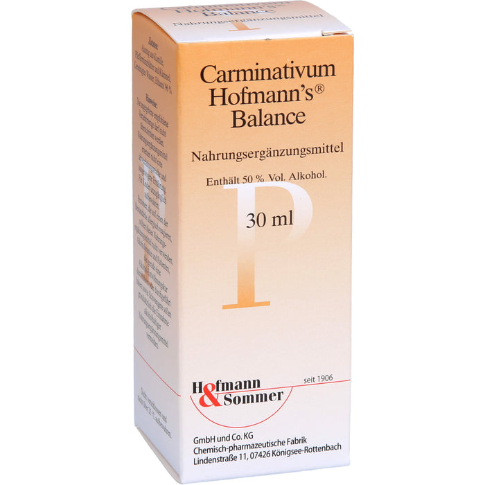 Carminativum Hofmann's Balance Kräuterextraktmischung, 30 ml Solution