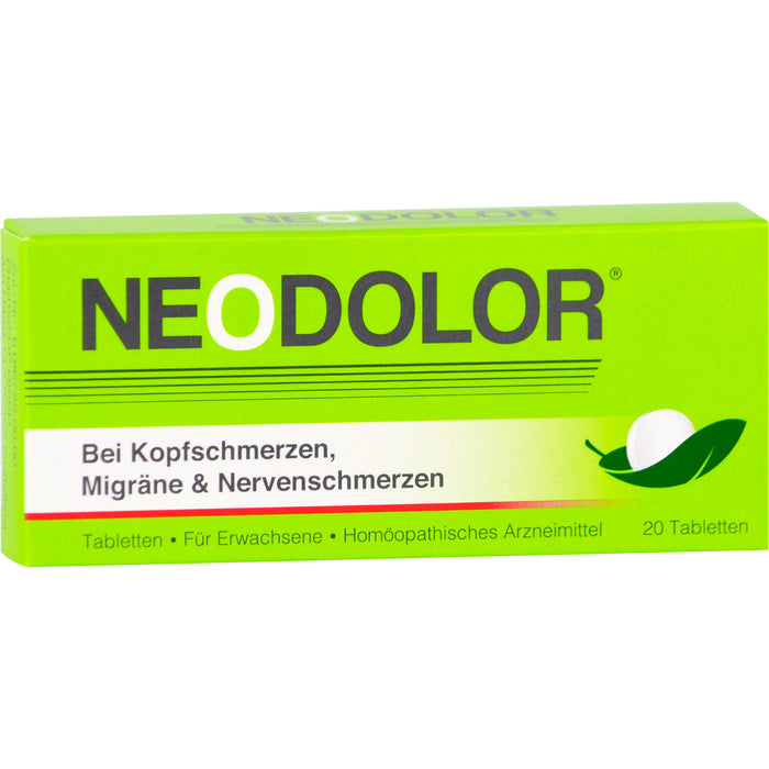 Neodolor Tabletten bei Kopfschmerzen, 20 pc Tablettes