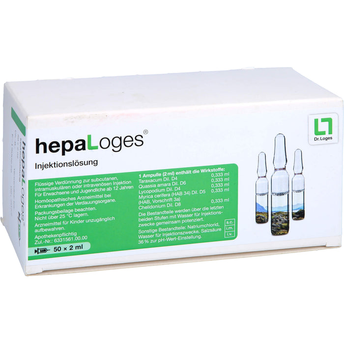 hepaLoges Injektionslösung, 50X2 ml ILO