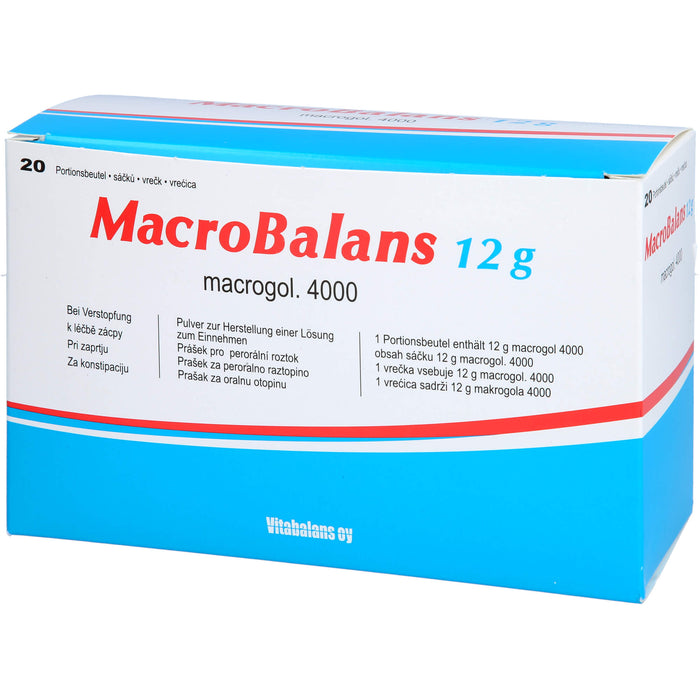 Macrobalans 12g Beutel bei Verstopfung, 20 pc Sachets