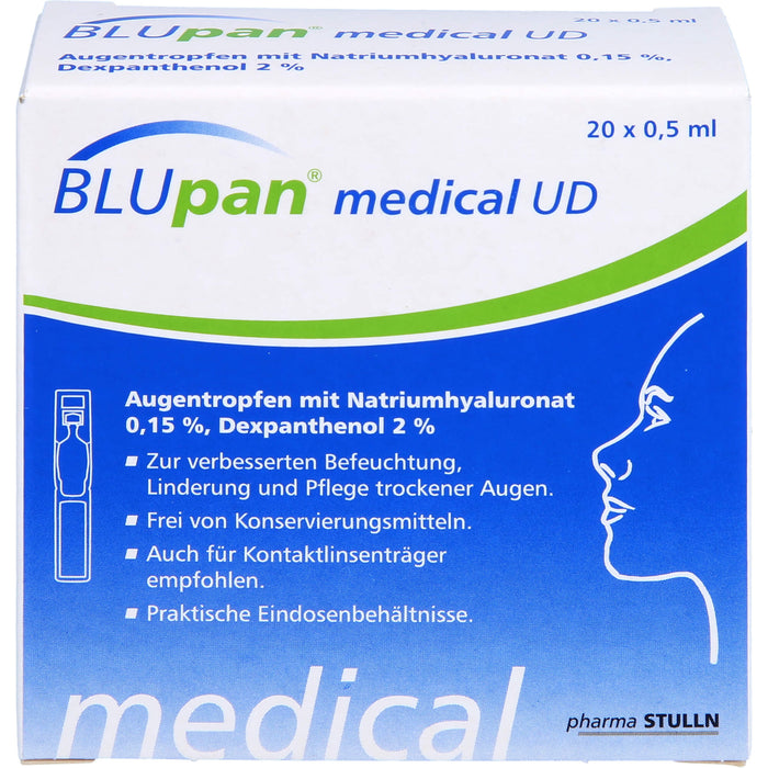 BLUpan medical UD Augentropfen 0,5 ml, 20 St. Lösung