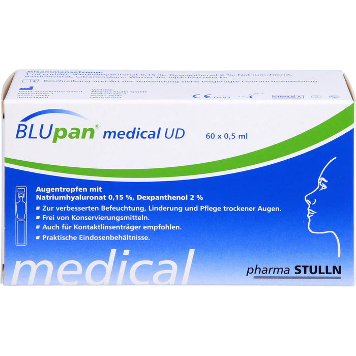 BLUpan medical UD Augentropfen, 60 St. Lösung