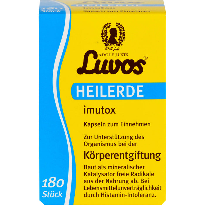 Luvos Heilerde imutox Kapseln bindet Schadstoffe, 180 St. Kapseln