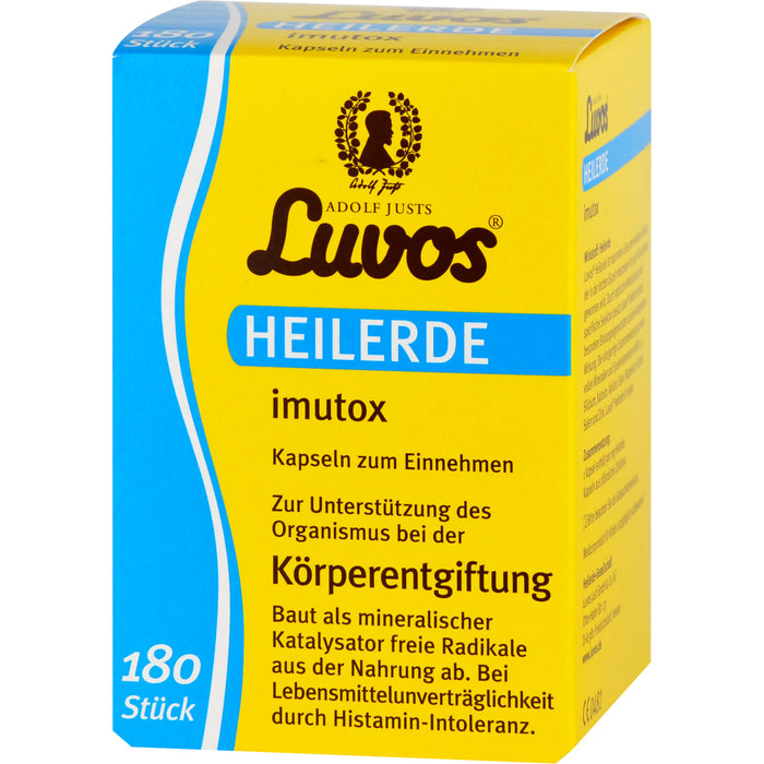 Luvos Heilerde imutox Kapseln bindet Schadstoffe, 180 St. Kapseln
