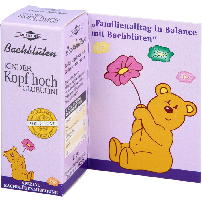 Bachblüten Murnauers Kinder Kopf Hoch Globulini, 10 g Globuli