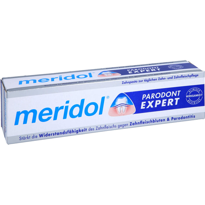Meridol Parodont-Expert Zahnpasta bei Parodontitis und Zahnfleischrückgang, 75 ml Zahncreme