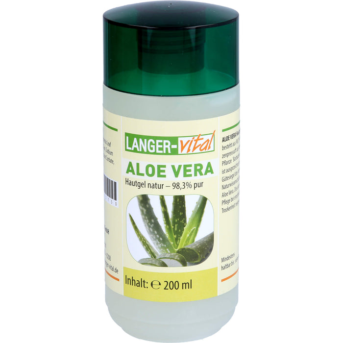 LANGER-vital Aloe Vera Hautgel 98,3 % pur, 200 ml Gel
