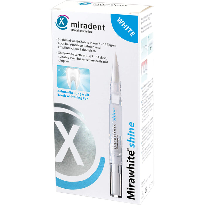 Miradent Mirawhite shine Zahnbleaching-Stift, 1.8 ml Gel