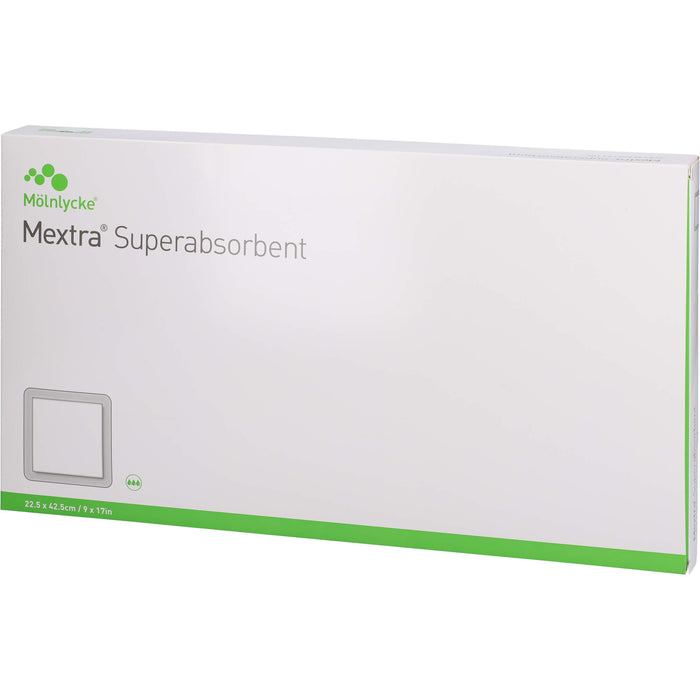 MEXTRA Superabsorbent Wundverband 22,5 × 42,5 cm, 10 St. Verband
