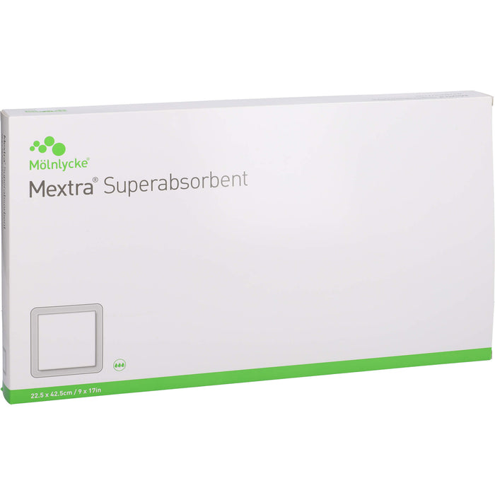 MEXTRA Superabsorbent Wundverband 22,5 × 42,5 cm, 10 St. Verband