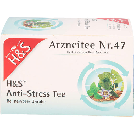 H&S Arzneitee Nr. 47 Anti-Stress Tee bei nervöser Unruhe, 20 St. Filterbeutel