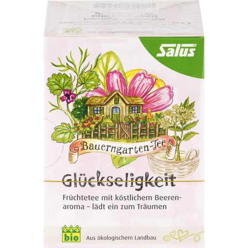 Salus Bauerngarten-Tee Glückseligkeit Früchtetee, 15 St. Filterbeutel