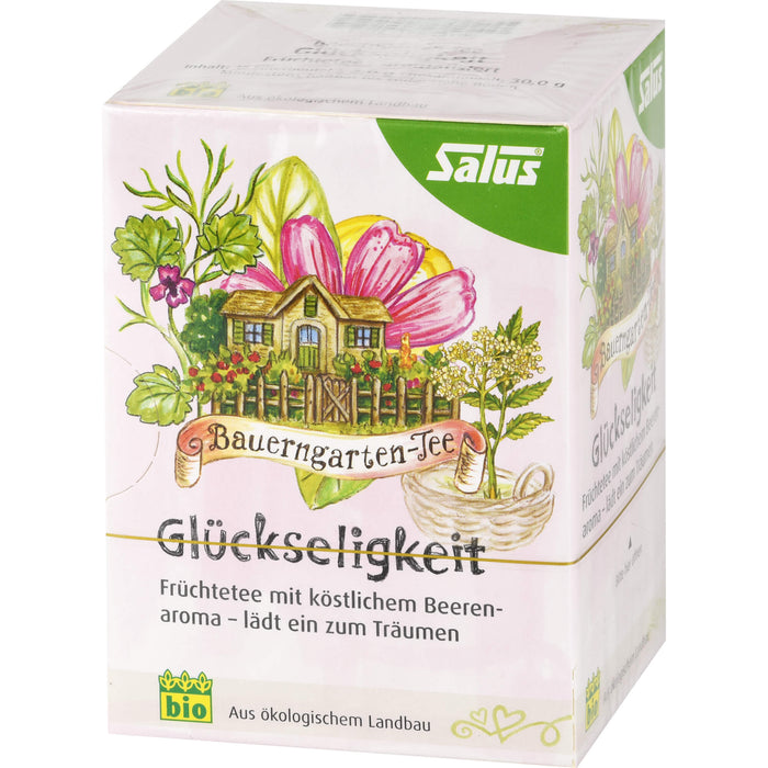Salus Bauerngarten-Tee Glückseligkeit Früchtetee, 15 St. Filterbeutel