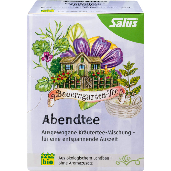 Salus Bauerngarten-Tee Abendtee Kräutertee, 15 St. Beutel