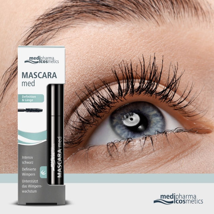 medipharma cosmetics Mascara med intensiv schwarz, 1 pc Plume